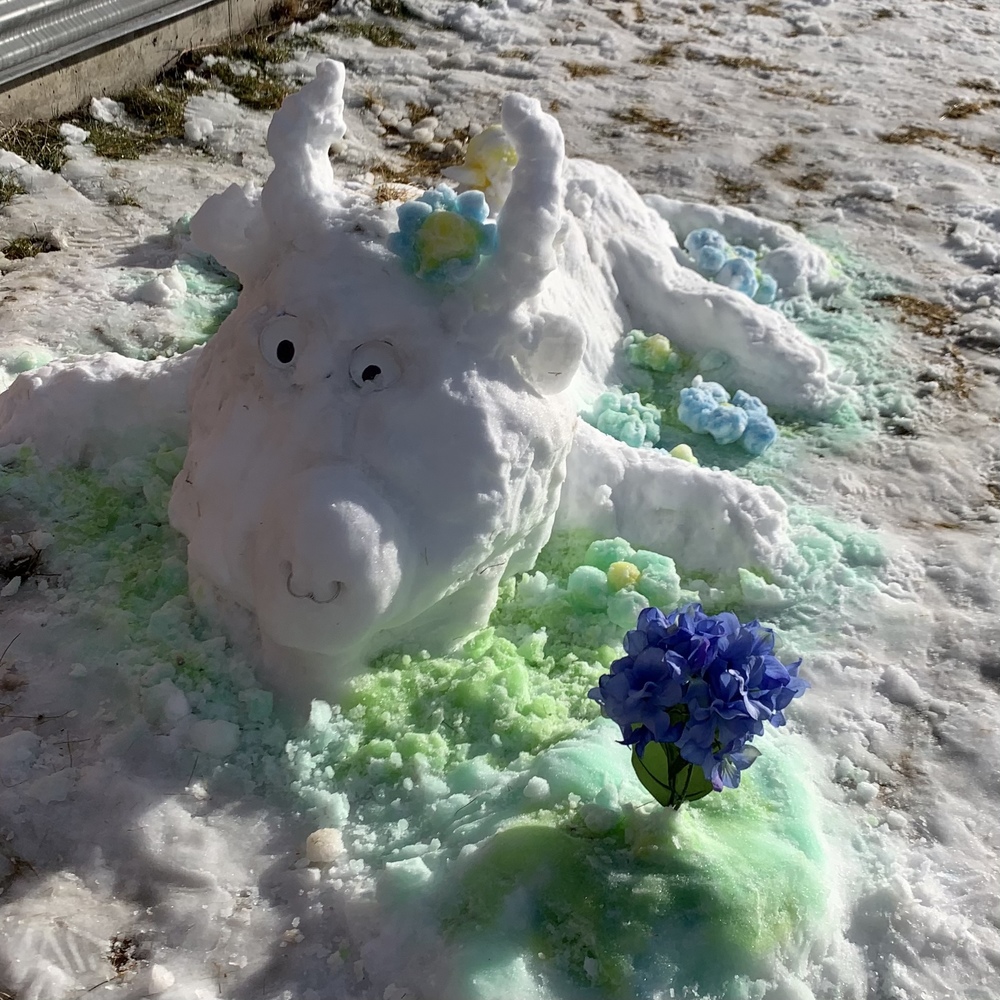 Winning Snow Sculpture